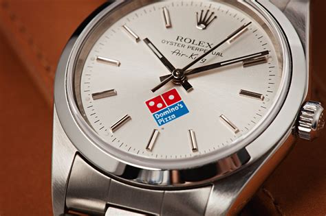 quale e originale rolex domino pizza|rolex air king domino's pizza.